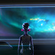 Dal, one of the stars of Star Trek: Prodigy, stares out into the unknowns of space.